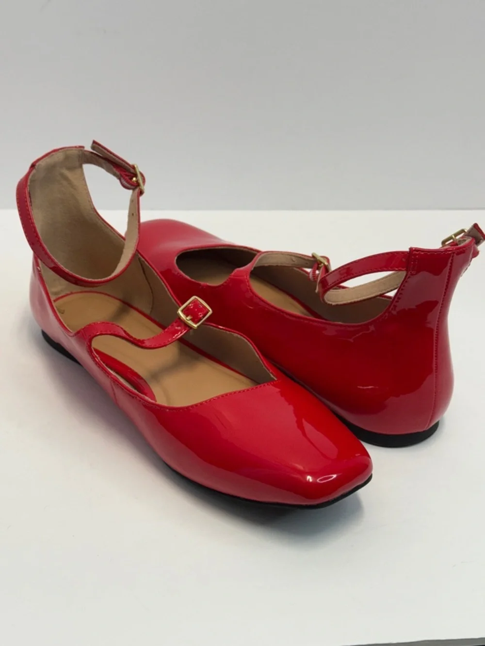 Old Navy shiny red